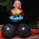 thumbnail image 4 of Bolas Baoding Mármol Gris Oscuro para Ejercicio y Alivio del Estrés, 4 of 8