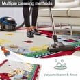 thumbnail image 5 of Gnomes Flowers Outdoor Rug for Patio/Deck/Porch, Non-Slip Large Area Rug 6 x 9 Ft, Spring Farmhouse Botanical Floral Striped Indoor Outdoor Rugs Washable Area Rugs, Camping Rug Carpet Runner, 5 of 8