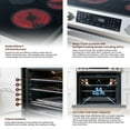 thumbnail image 5 of Rangaire RRE303GS 30" Glass Touch Electric Range Oven - Stainless Steel, Infrared Stove Burners, True Convection, Self Cleaning, Easy Reach Racks, 5 of 7