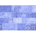 thumbnail image 1 of Ahgly Company Indoor Rectangle Patchwork Blue Transitional Area Rugs, 5' x 8', 1 of 4