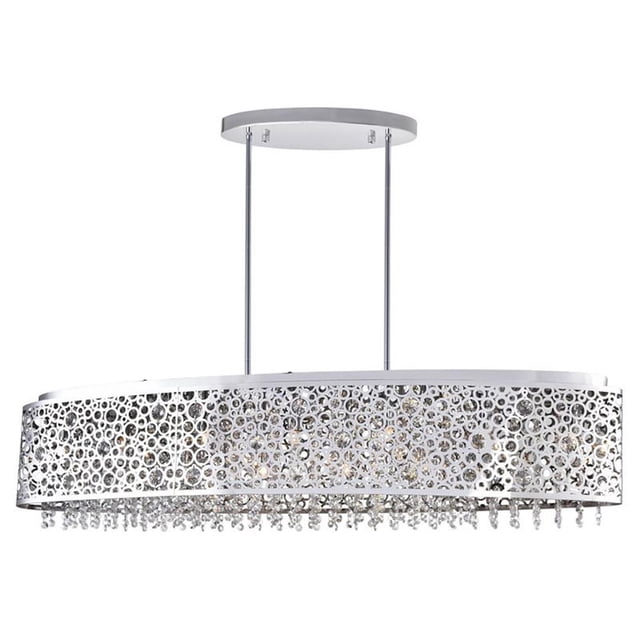 CWI Lighting 5536P46ST-O Lustre à 16 Lumières avec Fini Chrome, Fini Chrome