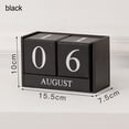 thumbnail image 4 of Wooden Block Calendar Ornaments for Perpetual Calendar Calendar Block Desktop Desk, 4 of 9