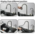 thumbnail image 5 of 29.5" Stainless Steel Kitchen Sink Drop in Single Bowl with Pull Down Faucet Set, 5 of 31