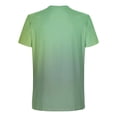 thumbnail image 5 of DeHolifer Men T Shirt Gradient Color Crewneck Short Sleeve Summer Casual Tee T Shirt Loose Sprot Fitness Tops Green 5XL, 5 of 5