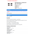 thumbnail image 2 of Rear Brake Pad Set - Compatible with 2009 - 2019 Ford Flex 2010 2011 2012 2013 2014 2015 2016 2017 2018, 2 of 2