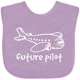 thumbnail image 3 of Inktastic Future Pilot Airplane Doodle Plane Boys or Girls Baby Bib, 3 of 4