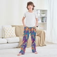 thumbnail image 6 of Boy's Pajama Pants Boys' Long Sleep Pants Children's Pajama Pants Loose Fitting Pajama Pants are Convenient to Put on and Take off S Colored Waves, 6 of 9