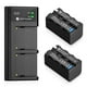 thumbnail image 1 of Batería FirstPower NP-F750 (paquete de 2, 5600 mAh) con cargador Sony, 1 of 7