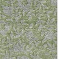 thumbnail image 4 of HomeRoots 664635 9 x 12 ft. Olive Green & Gray Floral Transitional Washable Machine Made Rectangle Area Rug with UV Protection, 4 of 9
