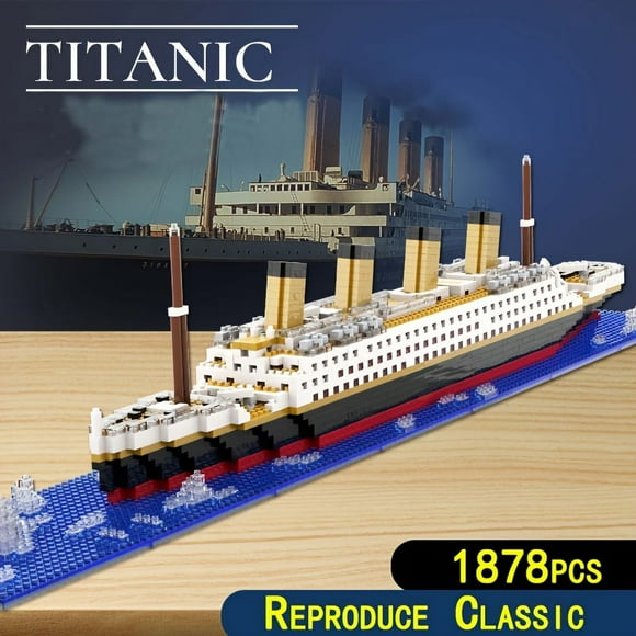 Chinese Building Blocks, High Difficult Cruise Ship Model, Assembled Toy, Birthday Gift,
