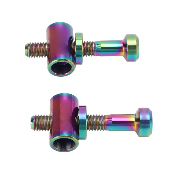 Tornillo De Postes De Sillín De Bicicleta De Aleación De Titanio Premium Con Cabeza Redonda, Disponible En Tamaños M5X30/35/40 Mm Para Múltiples Modelos De Bicicletas - M5X40 (M5X30) (M5X35