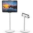 thumbnail image 1 of Support et Support pour Tablette Surface Pro, CPDD Support Réglable en Hauteur, Multi-Angle Réglable, Support en Alliage d'Aluminium pour Écran 4.7 Pieds'- 13 Pieds' iPad Pro, Mini, Air, Surface Pro(Blanc) Blanc, 1 of 6