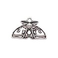 thumbnail image 2 of HOOUN 190 Pcs Tibetan Silver Moth Charms Pendant 20X13MM Diy Jewelry Making B17038, 2 of 3