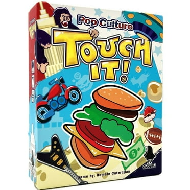 Huch! Touch It! - Pop Culture - Card Game, Sensory Family Game, Fun Party Play, Ages 6 , 2-6 Players, 10 Mins