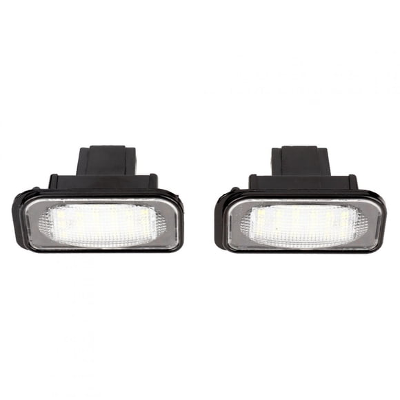 1 par de 18 luces LED para matrícula de coche, aptas para Mercedes Benz W203 W211 W219 Jadeshay A