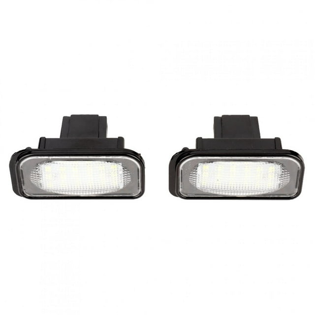 1 par de 18 luces LED para matrícula de coche, aptas para Mercedes Benz W203 W211 W219 Jadeshay A