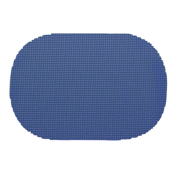 Napperon Ovale en Résille Bleu Dz.