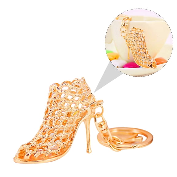 ETEREAUTY 2-Pack Lightweight High Heel Keychain Unique Key Holder Bag Charm