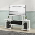 thumbnail image 2 of Furinno TURN-N-TUBE 6 Open Shelf Entertainment Center for TV up to 32 Inch White, 2 of 8