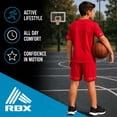 thumbnail image 6 of RBX Boys Athletic Outfit Short Set Performance Shirt and Basketball Shorts for Boys 2 Piece, 6 of 7