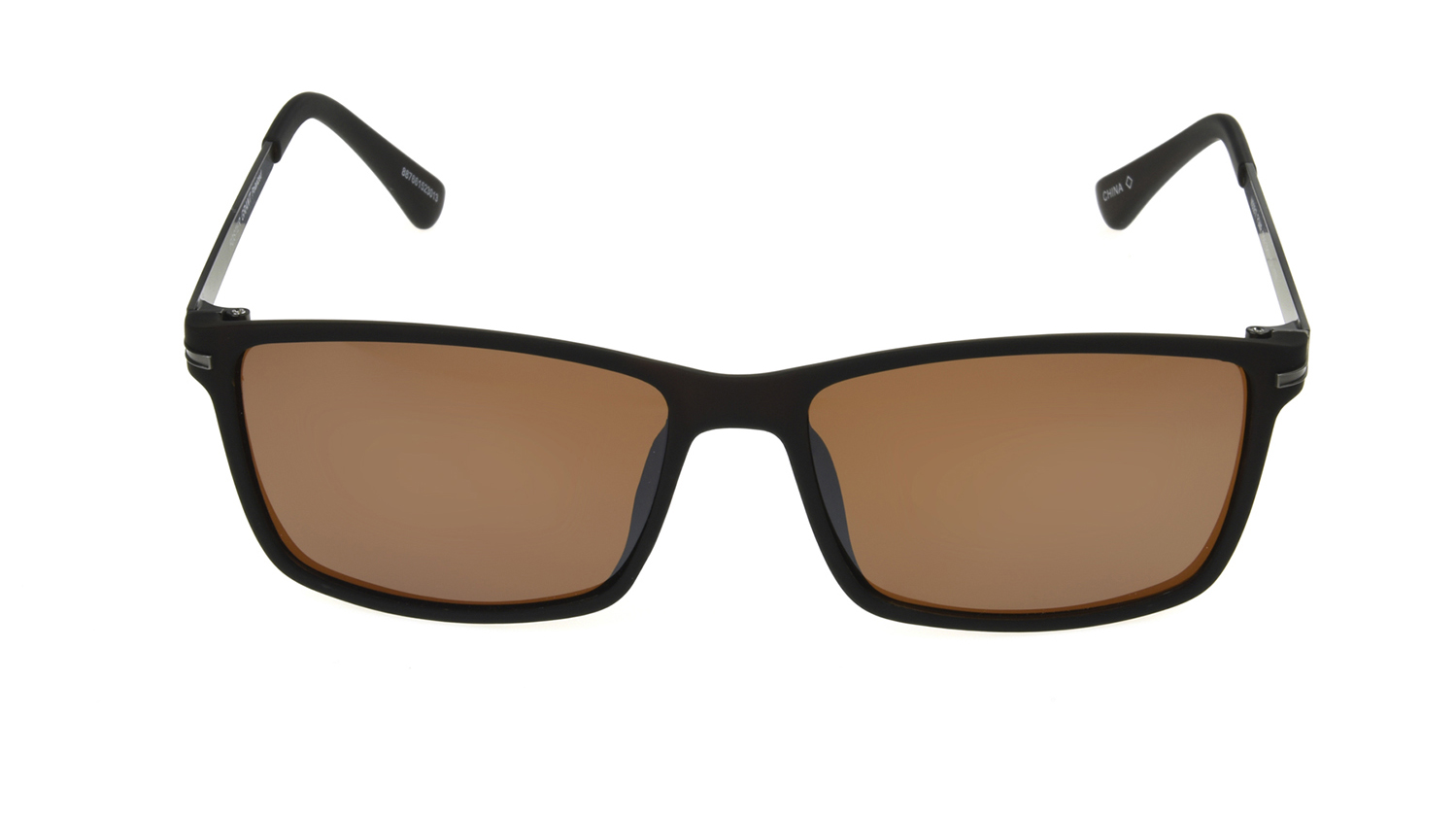 Foster Grant Men's Brown Rectangle Sunglasses GG12 - image 2 of 3
