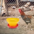thumbnail image 5 of 1 unidad de tazón automático de comida para pollo, cubo de alimentación para aves de corral para el hogar, (amarillo), 5 of 5
