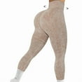 thumbnail image 5 of Top-kevin Women's Tummy Control Leggings Solid High Waist Sports Legging Pants , High Stretch Seamless Yoga Leggings, Ladies Sportswear for Indoor Outdoor Wear, Gym Clothes, 5 of 10