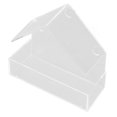 thumbnail image 3 of Bird Feeder, Decorative Window Bird Feeding Tray Comfortable Acrylic Lightweight  for Garden, 3 of 7