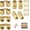 8 mm, variant on 8 Pcs Brass Barrel Hinges Hidden, 8 mm Concealed Furniture Fittings with 180 Degree Opening for Jewelry Box, Cabinet, Wood Craft, Invisible Barrel Hinges for Wood (8 mm)