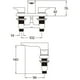 thumbnail image 2 of Mezcladora Para Lavabo De 4 Acero Inox Urrea Neo 9294EO-9, 2 of 3
