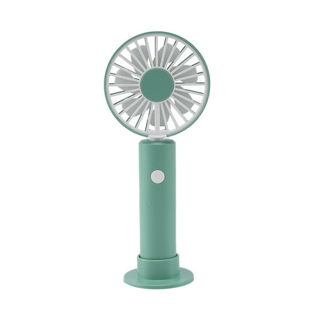 

Mini Cooler Handheld Portable Fan USB Rechargeable Folding Fan Green