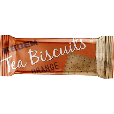 Pack of 24, Kedem Orange Flavor Tea Biscuits, 4.2 oz