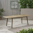 thumbnail image 3 of Newboti Furniture Outdoor Acacia Wood Expandable Dining Table, Gray 69014, 3 of 16