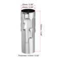 thumbnail image 2 of Uxcell Candle Socket Covers, 3.9 Inch Tall Chandelier Sleeves Candelabra Base Holder, Silver Tone 3 Pack, 2 of 6