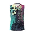thumbnail image 6 of Picia Cartoon Art Skull mens Cotton Tank Undershirts , Moisture-wicking Ribbed Tanks, Lightweight Cotton Tank Undershirts-3X-Large, 6 of 8