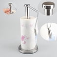 thumbnail image 4 of Paper Towel Holder, Kitchen Roll Paper Holder, Stainless Steel Kitchen Paper Holder, Countertop Kitchen Paper Towel Holder with Weighted Base, 4 of 5