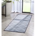 thumbnail image 3 of Well Woven Kings Court Modern Geometric Lattice Trellis Woven Runner Rug, 1' 8" x 5', 3 of 6