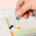 thumbnail image 6 of RUISINERY 120pieces Colorful Push Pins Decorative Thumbtacks Cork Notice Board Thumb Tacks with Case for Cork Board Bulletin Board, 6 of 7