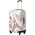 thumbnail image 3 of Paris Eiffel Tower Luggage Suitcase Covers Elastic Washable Romantic Travel In Paris Luggage Protector Travel Suitcase Protective Cover For Kid And Adult, S (Fit 18-21 Inch Luggage), 3 of 6