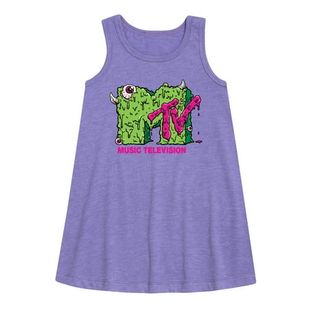 

MTV - Slime Logo - Toddler & Youth Girls A-line Dress