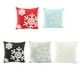 thumbnail image 2 of Crewel Snowflake Patterns Algodón Transpirable Funda de almohada suave Funda de almohada decorativa navideña sidaley JJ15966-02, 2 of 7
