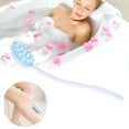 thumbnail image 4 of UDIYO Lotion Applicator and Massager – Handheld Long Handled Roll On for Sunscreen Cream Shower Gel on Back Legs and Feet, 4 of 7