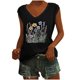 thumbnail image 1 of Camisetas Casuales de Manga Corta Gradiente Impreso Cuello Redondo Superior, Camiseta de Moda de Poliéster para las Mujeres, Lavado a Mano Verano Primavera, 1 of 4