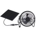 thumbnail image 1 of MYG 4 Inch Solar Panel Powered Fan 5W Solar Powered Fan Solar Energy Exhaust Fan, 1 of 9