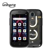 Unihertz Jelly Star, The World's Smallest 4G Android 13 Smartphone Transparent Design LED Light NFC OTG, Black (Support T-Mobile & Verizon only)