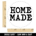 thumbnail image 2 of Home Made Fun Text Self-Inking Rubber Stamp Ink Stamper - Blue Ink - Small 3/4 Inch, 2 of 7