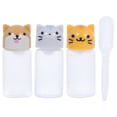 thumbnail image 1 of 1 Set Portable Mini Sauce Bottle Condiment Bottle Small Animal Shaped Bottles, 1 of 9