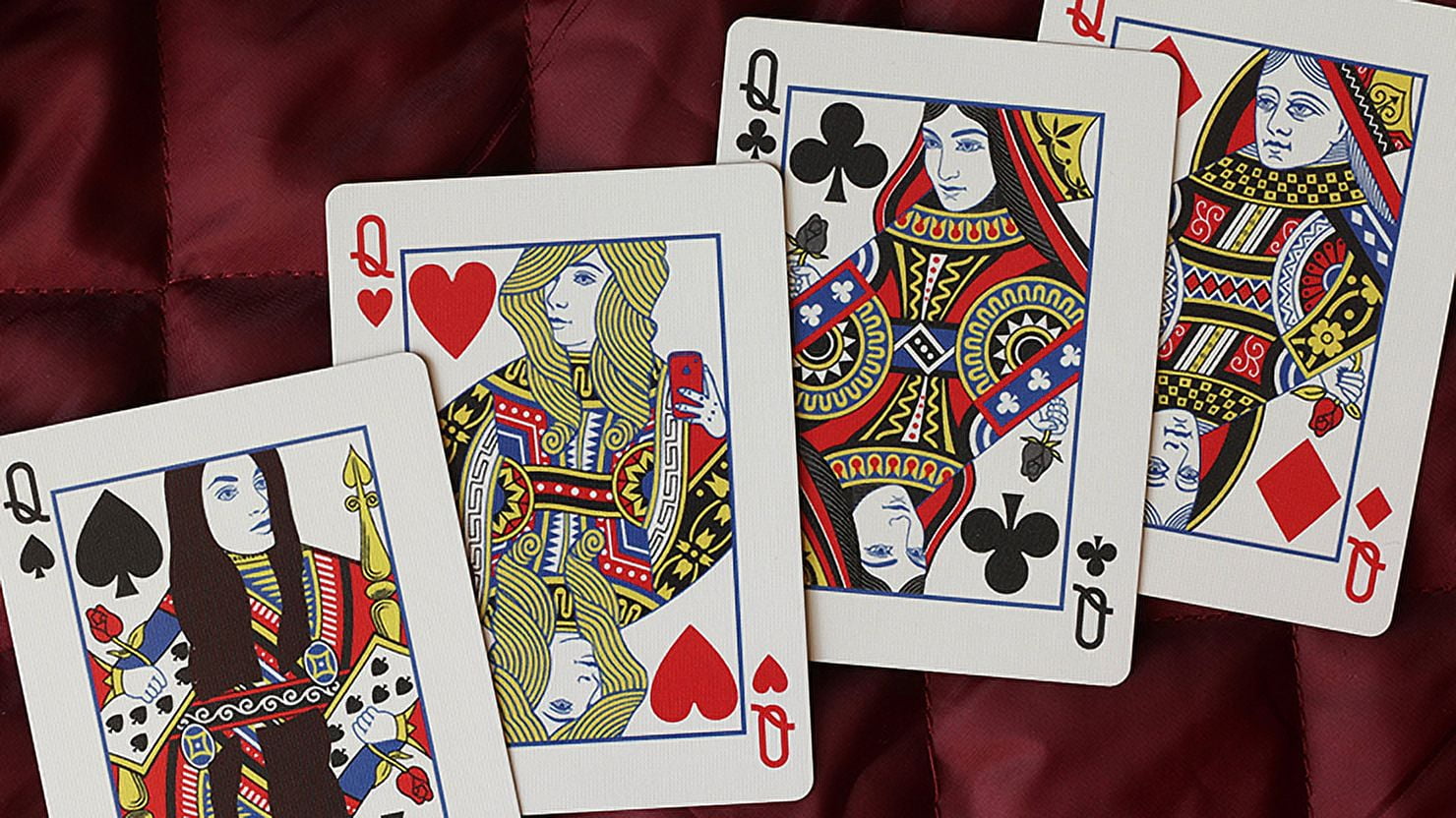 Red Roses Impossible Bottle Playing Cards by Daniel Schneider