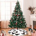 thumbnail image 7 of Rateoe Funny Chicken Print Christmas Tree Skirt 48" for Xmas Holiday New Year Party Circle Tree Mat Ornaments Decoration, 7 of 7