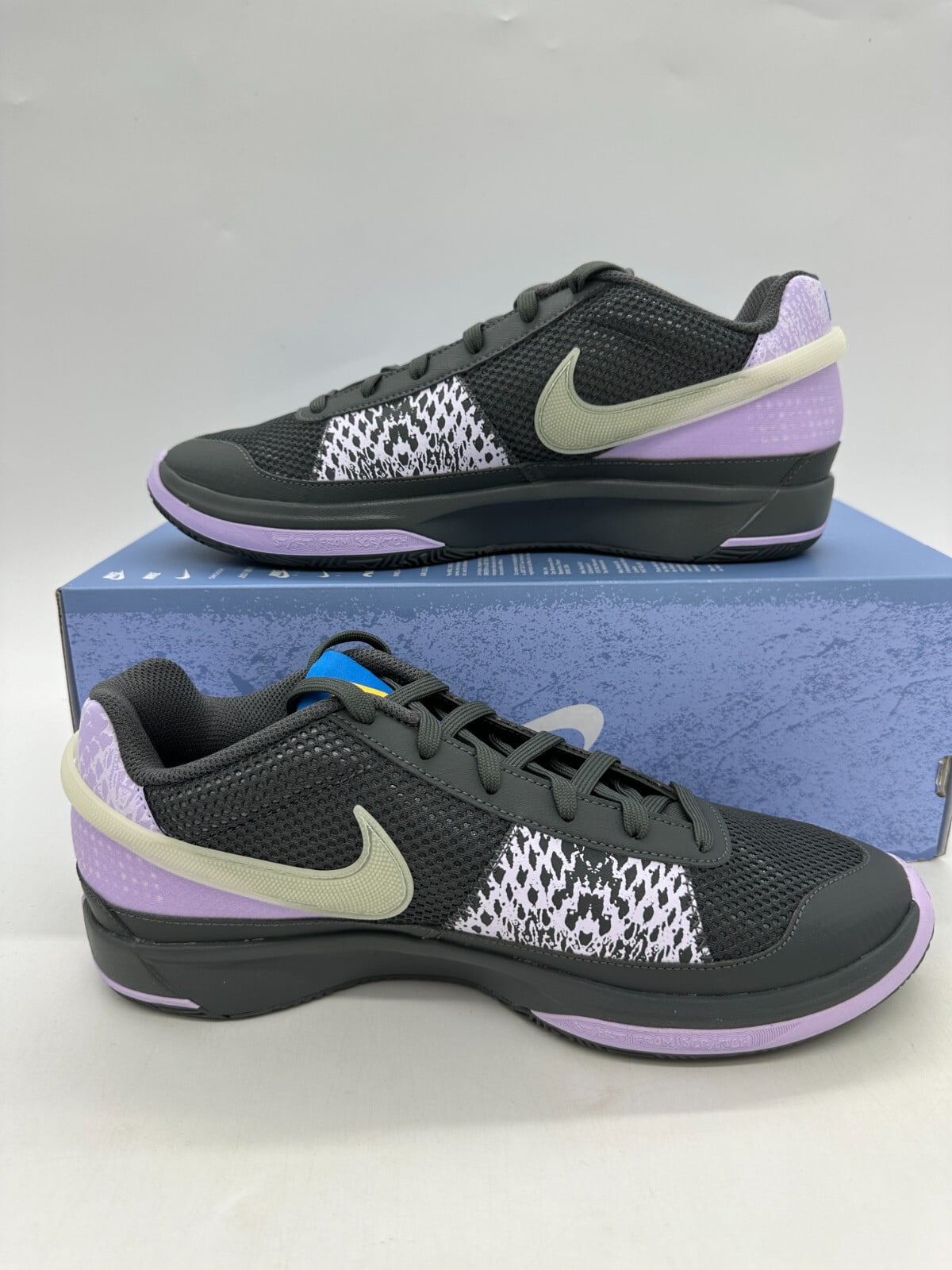 Ja 1 Basketball Shoes Color: Iron Grey/Lilac Bloom/Light Photo